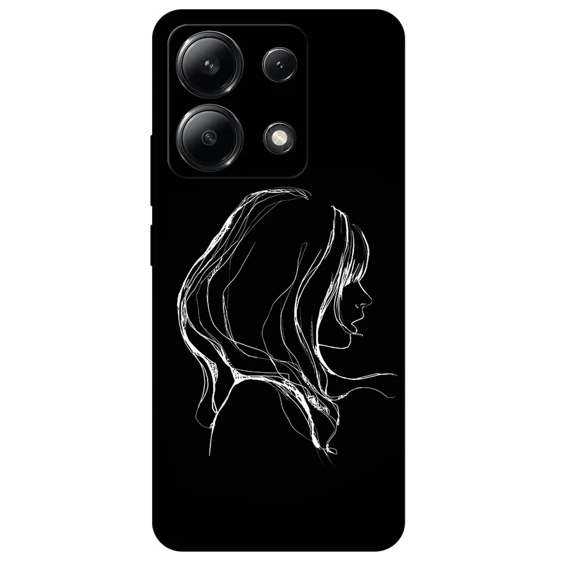 کاور مگافون طرح دخترانه مدل 7766 مناسب برای گوشی موبایل شیائومی Redmi Note 13 4G