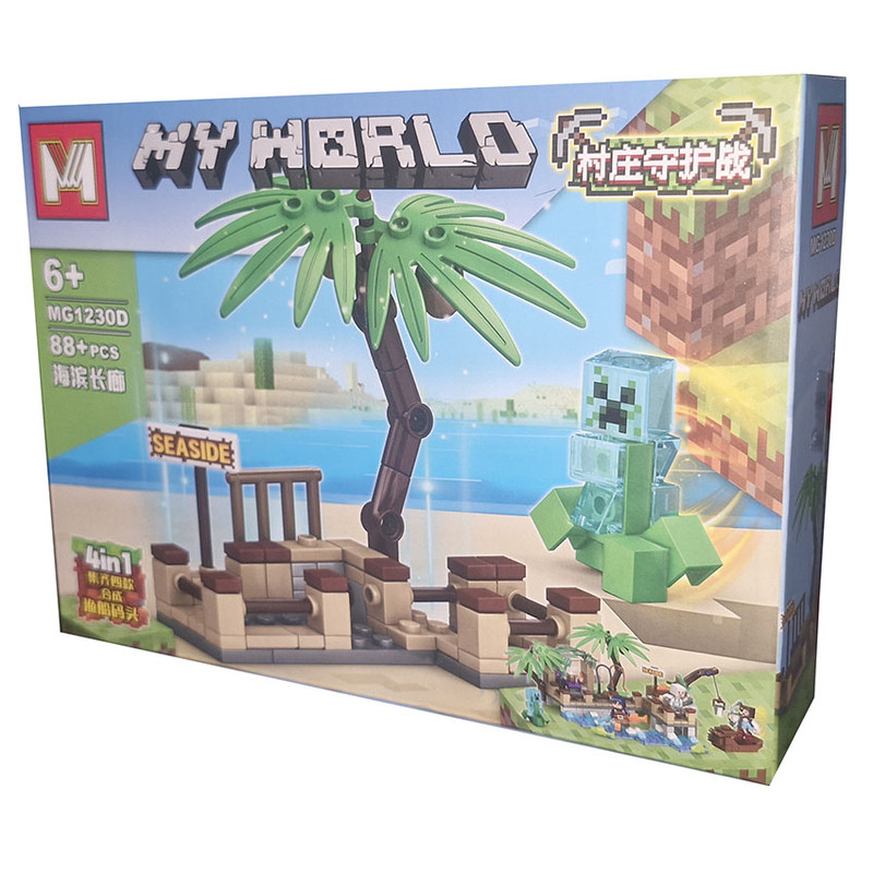 ساختنی مدل ماینکرافت یک در چهار طرح روح خزنده کد 1230D