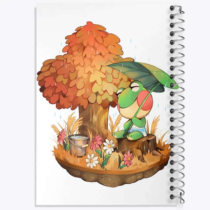 دفتر نت موسیقی 50 برگ خندالو مدل بازی انیمال کراسینگ (Animal Crossing) کد 32638