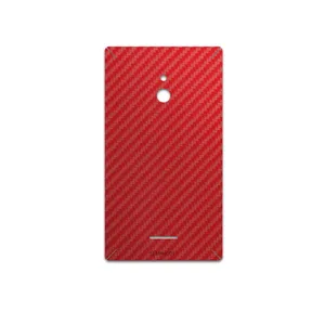 MAHOOT Red-Fiber Cover Sticker for Nokia XL