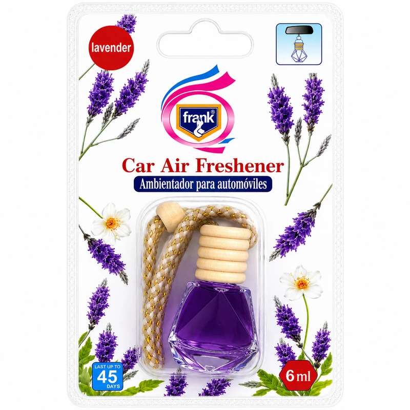 خوشبوکننده خودرو فرانک مدل c-20 با رایحه اسطوخودوس (لوندر) حجم 6 میلی لیتر