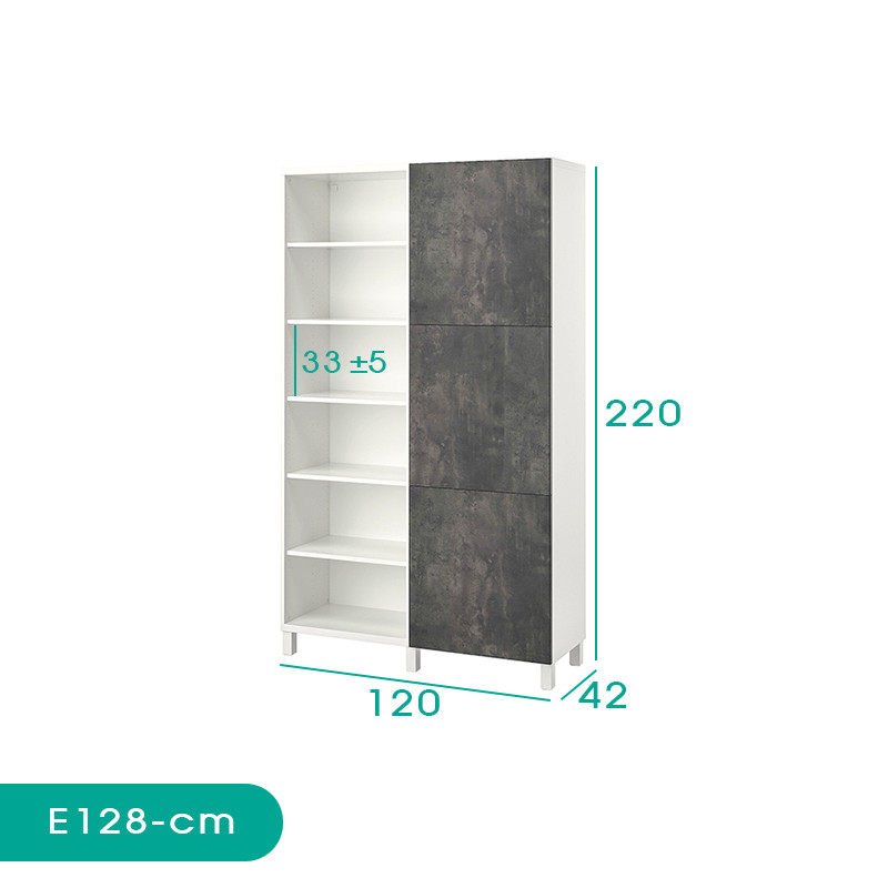 کمد اداری اسمردیس مدل E128 - MDF کمد اداری اسمردیس مدل E128 - MDF