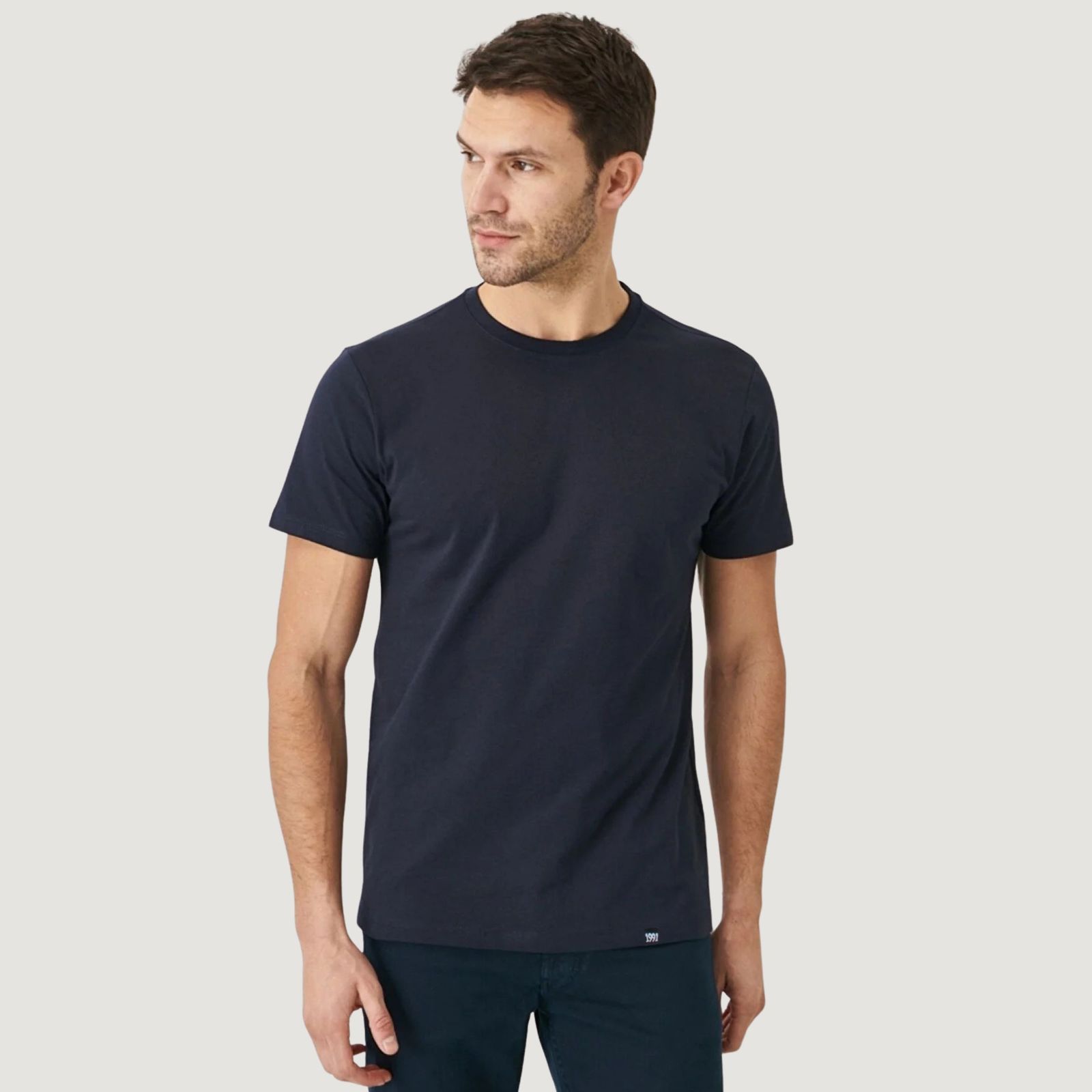 تی شرت آستین کوتاه مردانه نوزده نودیک مدل TS01 NB -  - 3
