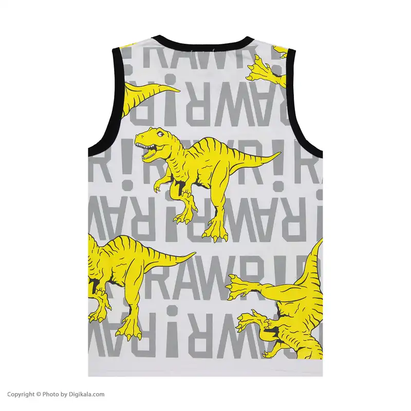 ست تاپ و شلوارک پسرانه خرس کوچولو مدل 2011292-16