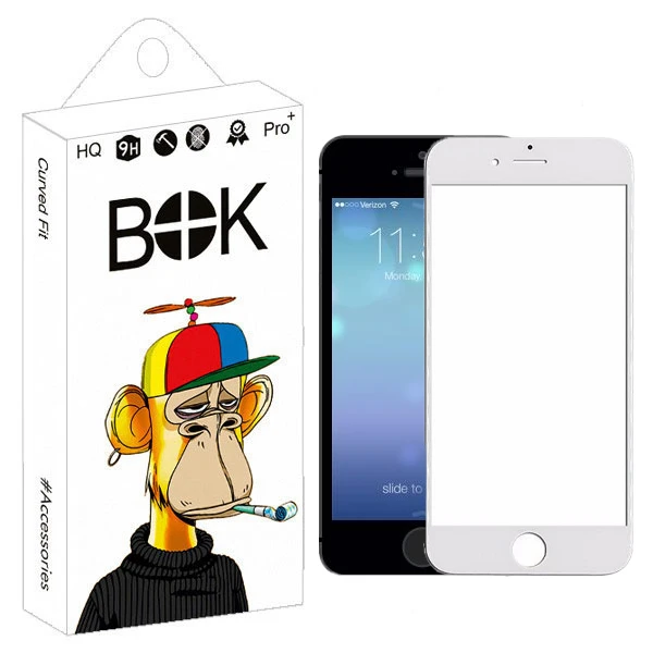 محافظ صفحه نمایش سرامیکی بوک مدل Full Flex مناسب برای گوشی موبایل اپل iPhone 5 / 5s / S2020