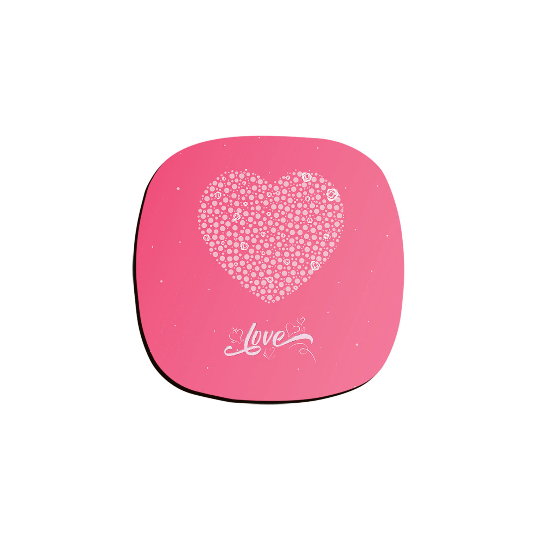زیر لیوانی ترمه طراحان ایده مدل swee love کد ros006