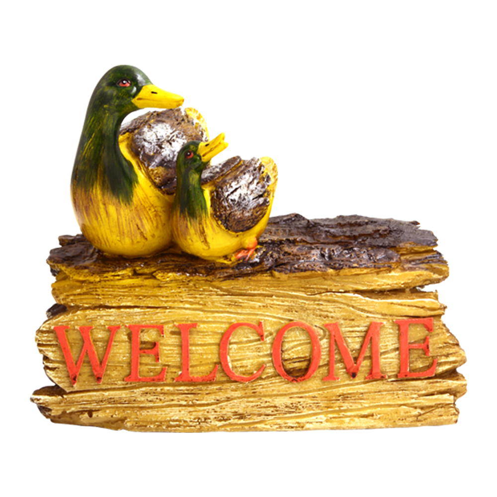 مجسمه اردک طرح welcome