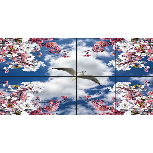 تایل سقفی آسمان مجازی طرح پرواز پرنده کد 2000 سایز 60x60 سانتی متر مجموعه 8 عددی تایل سقفی آسمان مجازی طرح پرواز پرنده کد 2000 سایز 60x60 سانتی متر مجموعه 8 عددی