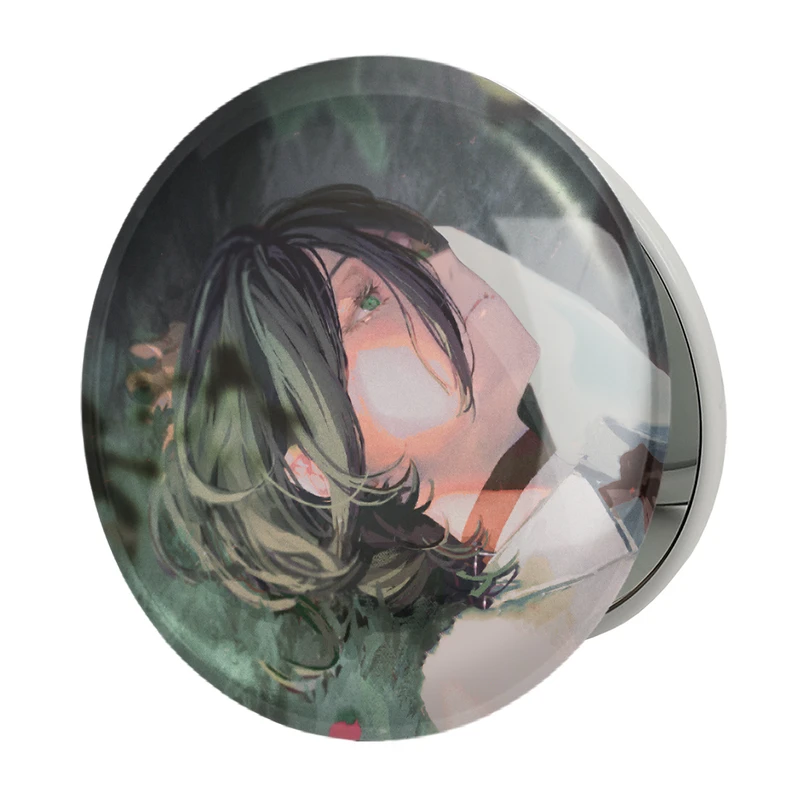 آینه جیبی خندالو طرح ریزه انیمه مرد اره ای Chainsaw Man مدل تاشو کد 23199 