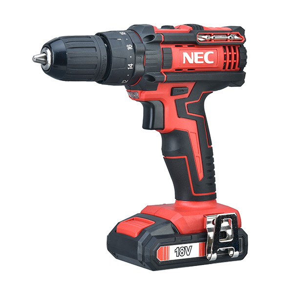 دریل پیچ گوشتی چکشی شارژی ان ای سی NEC 1618