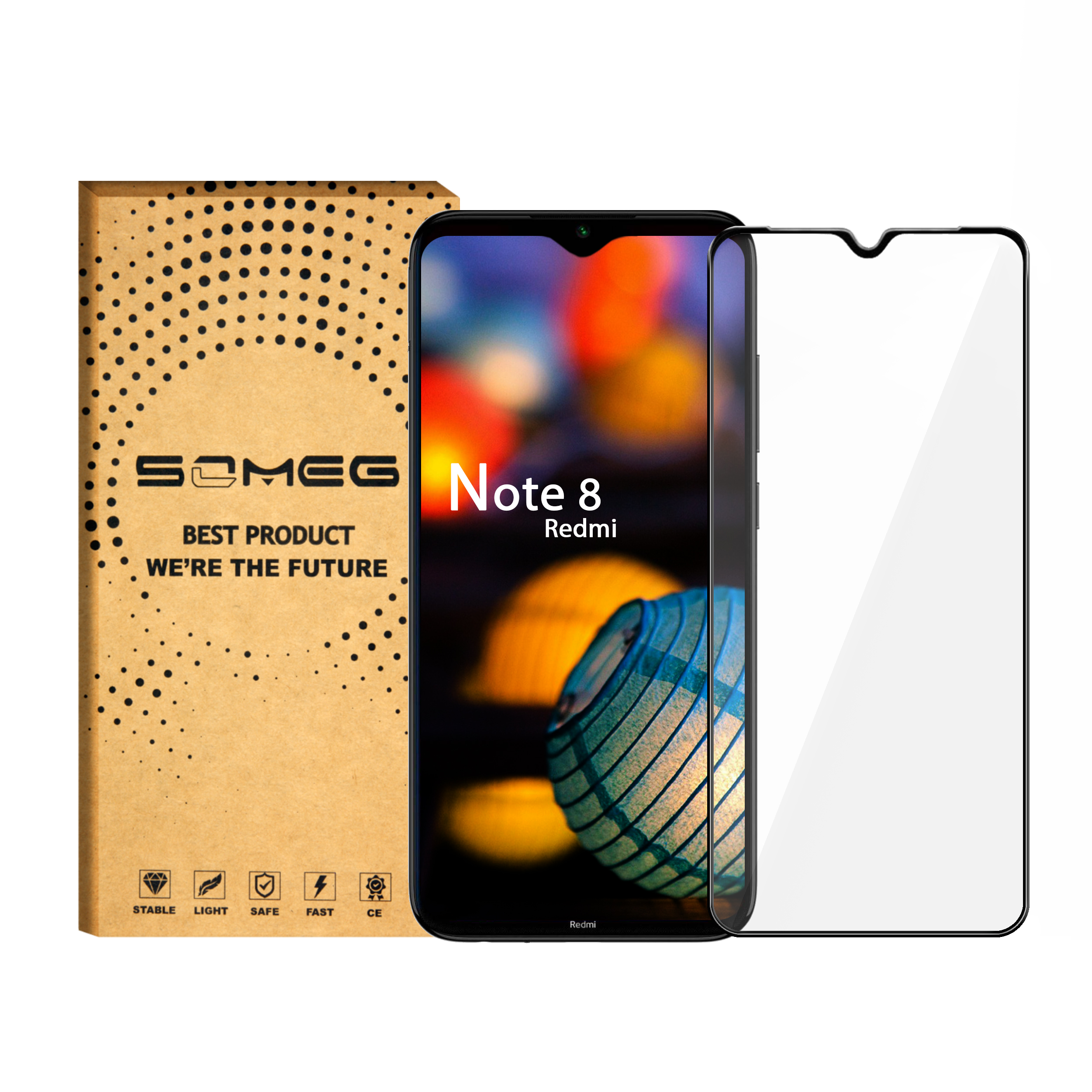 محافظ صفحه نمایش سومگ مدل SMG-No مناسب برای گوشی موبایل شیائومی Redmi Note 8