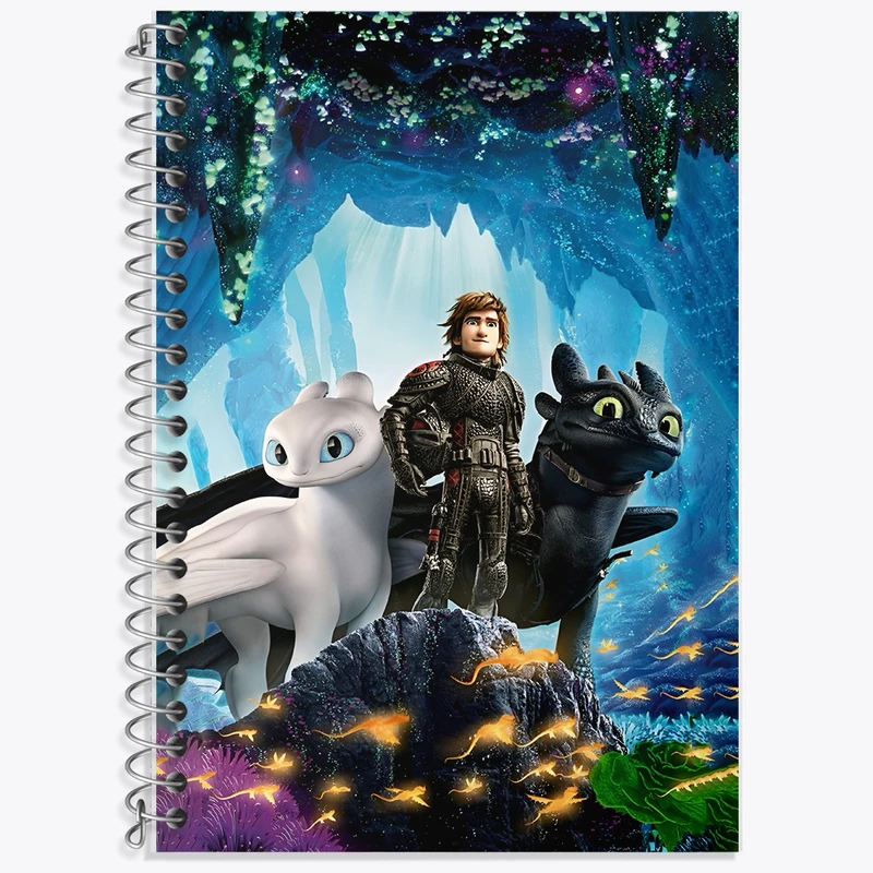 دفتر لغت 50 برگ خندالو طرح اژدها سواران کد F8307