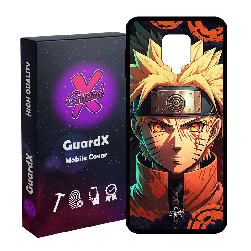 کاور گارد ایکس طرح ناروتو انیمه مدل Glass10623 مناسب برای گوشی موبایل شیائومی Redmi Note9 Pro/Note 9 Pro Max/Redmi Note 9S/MI Poco M2 Pro