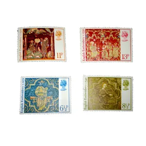 تمبر یادگاری طرح ملل مدل Christmas-1976 مجموعه 4 عددی