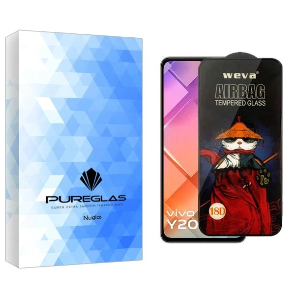 محافظ صفحه نمایش پیور گلس مدل NueGlas Airbag مناسب برای گوشی موبایل ویوو Y200E