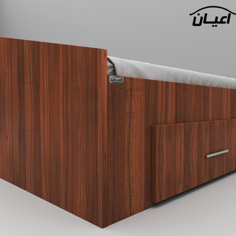 تخت خواب یک نفره اعیان مدل FH613 سایز 80x180 سانتی متر