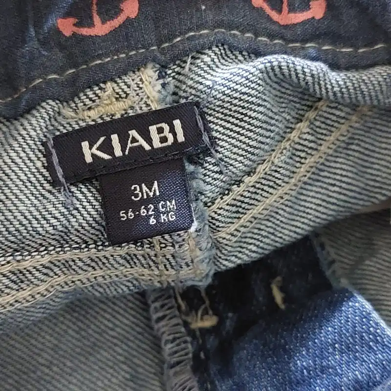 شلوارک جین نوزادی پسرانه کیابی مدل لوپیل