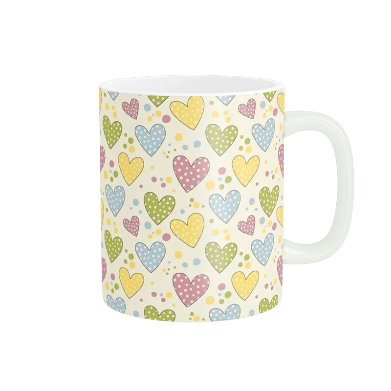 ماگ پاد آفرین طرح قلب کد 5895