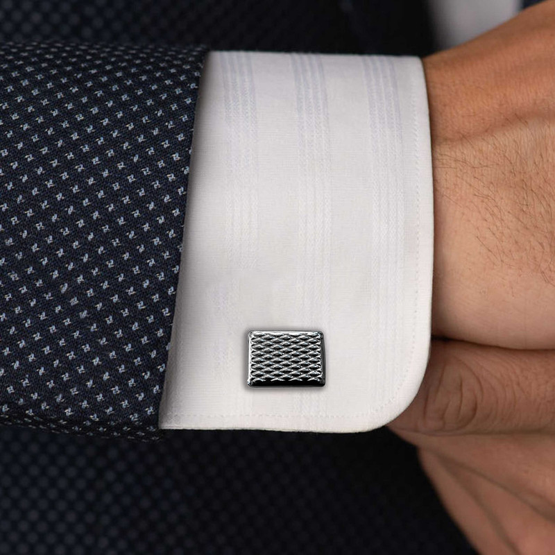 ست دکمه سردست و گیره کراوات مردانه مدل 529