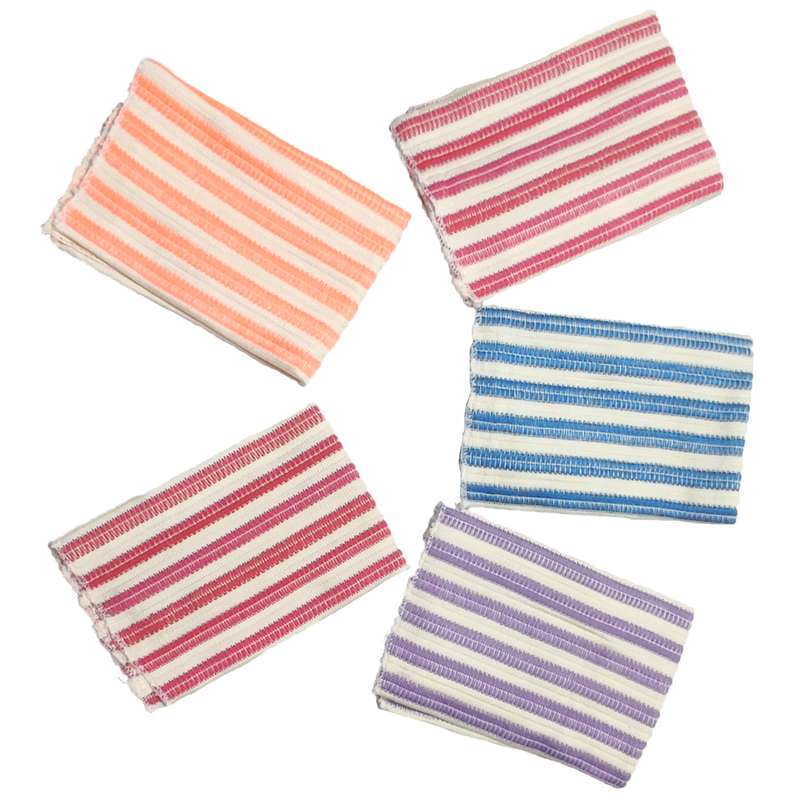 دستمال آشپزخانه مدل میکروفایبر بسته 5 عددی دستمال آشپزخانه مدل میکروفایبر بسته 5 عددی