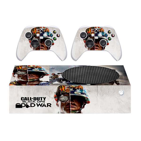 برچسب کنسول بازی ایکس باکس series s مدل call of duty کد 4 مجموعه 4 عددی