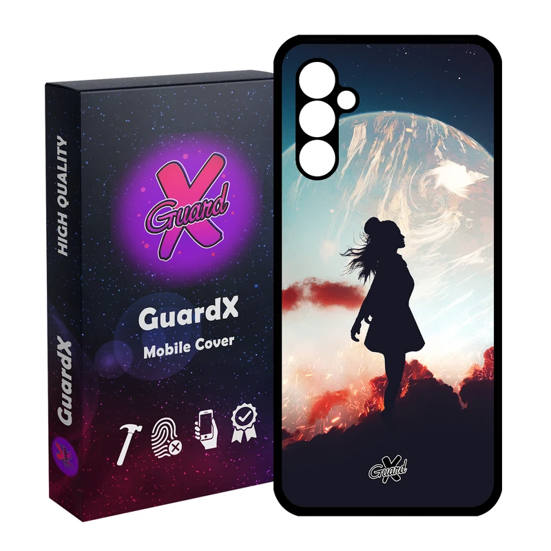 کاور گارد ایکس طرح دختر مدل Glass10195 مناسب برای گوشی موبایل سامسونگ Galaxy A24/A24 4G/M34 5G