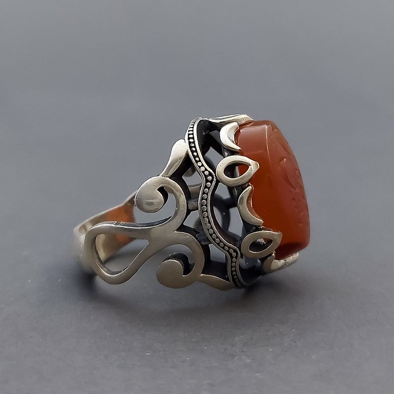 انگشتر نقره مردانه مدل VA5307