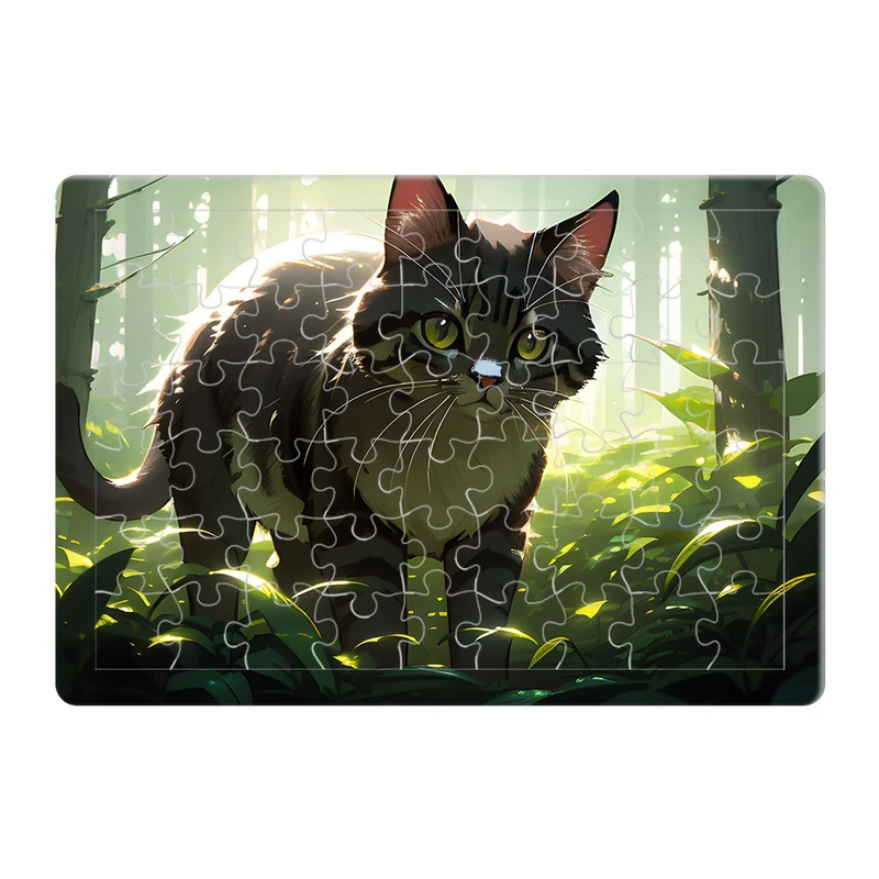 پازل 54 تکه هومرو طرح گربه کیوت مدل PL39