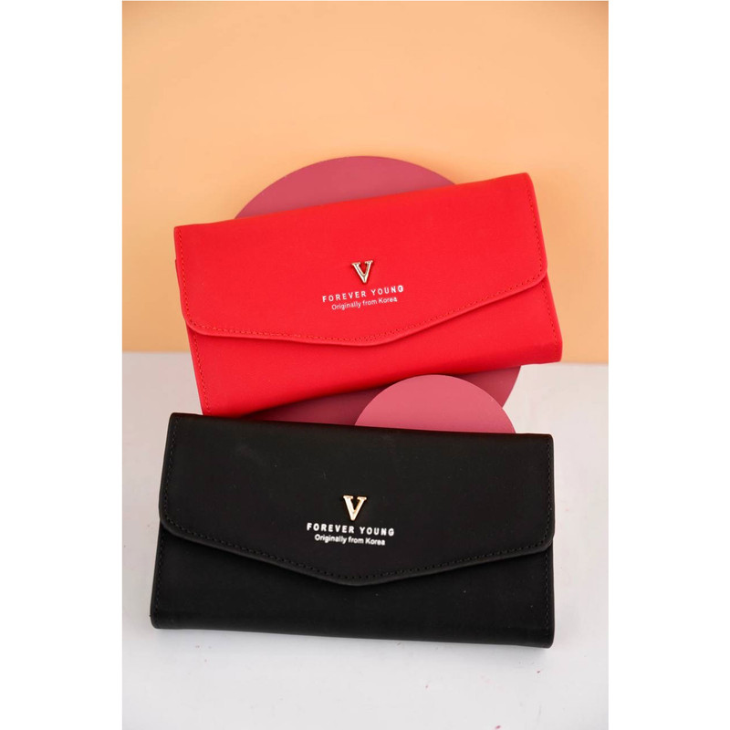 کیف پول زنانه مدل بند دار کد KZD-095