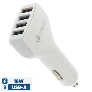 شارژر فندکی 18 وات چهار پورت مدل C44c