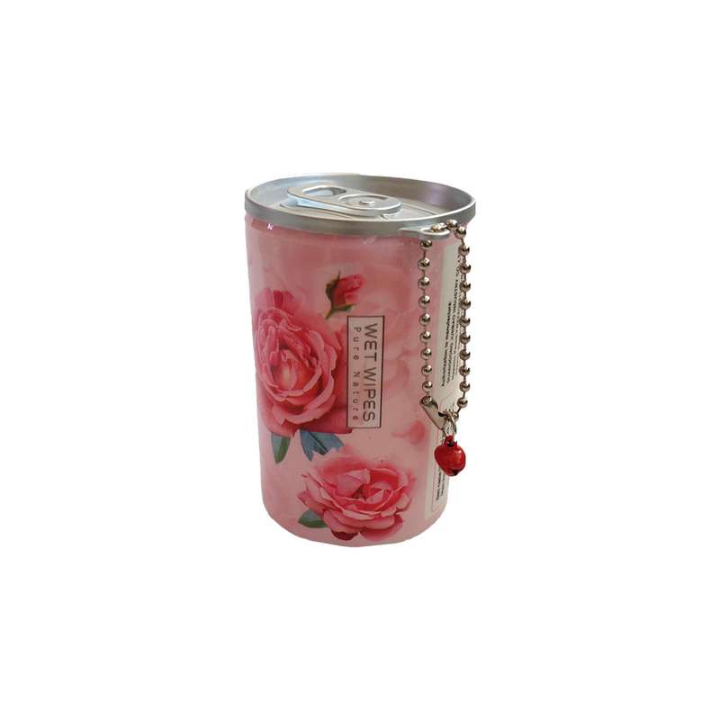 دستمال مرطوب مدل DM16 طرح قوطی نوشابه بسته 30 عددی