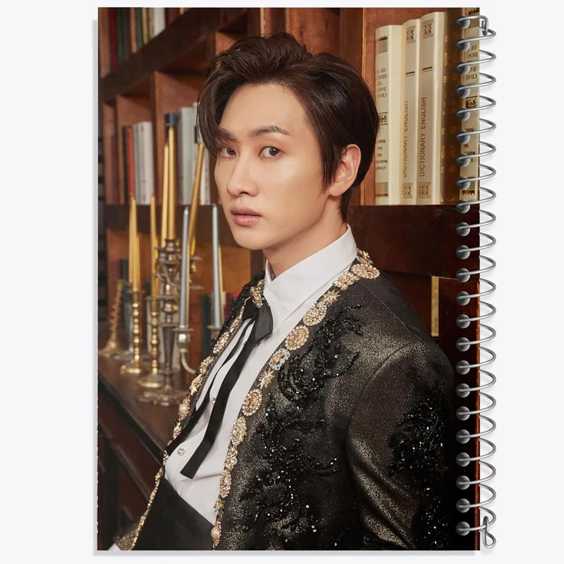 دفتر مشق 50 برگ خندالو مدل اینهیوک گروه سوپر جونیور Super Junior کد 21377