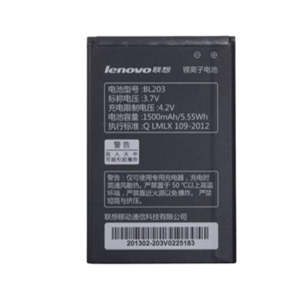 باتری موبایل مدل BL203 با ظرفیت 1500mahمناسب برای گوشی موبایل Lenovo a278t