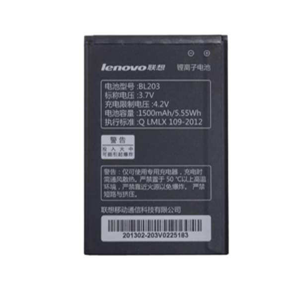 باتری موبایل مدل BL203 با ظرفیت 1500mahمناسب برای گوشی موبایل Lenovo a278t باتری موبایل مدل BL203 با ظرفیت 1500mahمناسب برای گوشی موبایل Lenovo a278t
