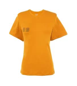 تی شرت آستین کوتاه زنانه بنیس مدل باشیلا رنگ زرد