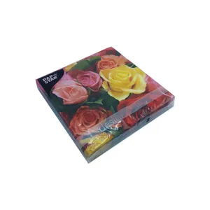 دستمال سفره پپ استار مدل Roses بسته 20 عددی