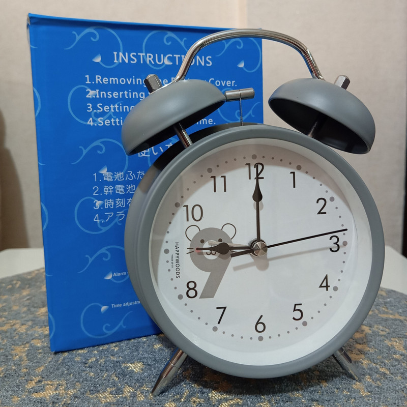 ساعت رومیزی کودک مدل زنگ دار کد tw86