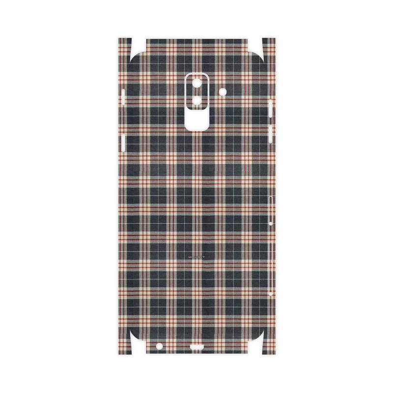 برچسب پوششی ماهوت مدل Fabric Texture 5-FullSkin مناسب برای گوشی موبایل سامسونگ Galaxy A6 Plus 2018