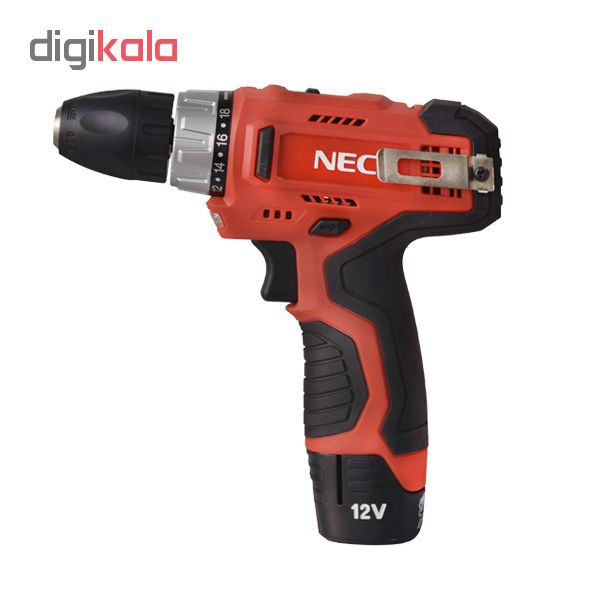 دریل و پیچ گوشتی شارژی ان ای سی مدل  NEC 1612