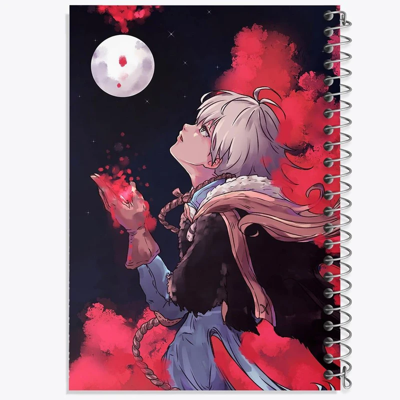 دفتر نت موسیقی 50 برگ خندالو مدل فوشی انیمه به تو ای ابدی کد 15699