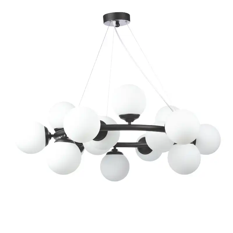 لوستر 15 شعله مدل مولکولی