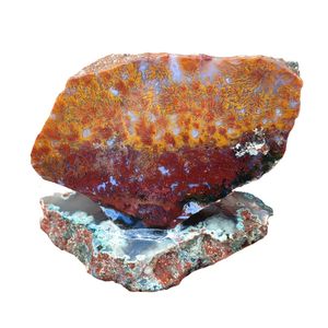 سنگ راف مدل عقیق پاییزی کد rw-06 مجموعه 2 عددی
