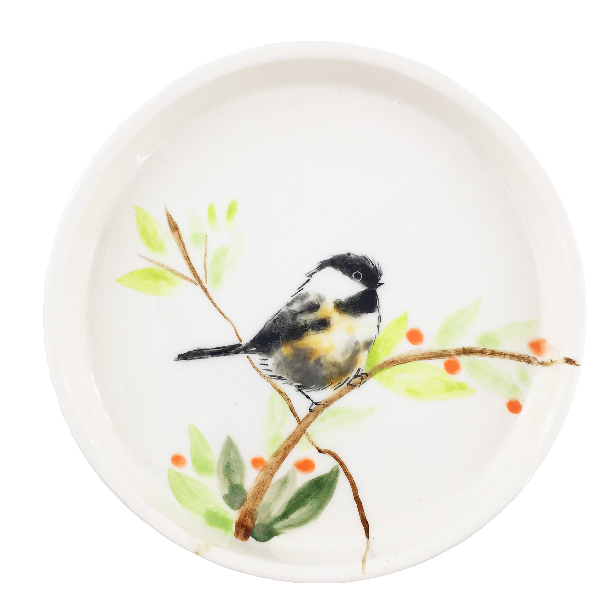 بشقاب سرامیکی طرح گنجشک مدل gz14260