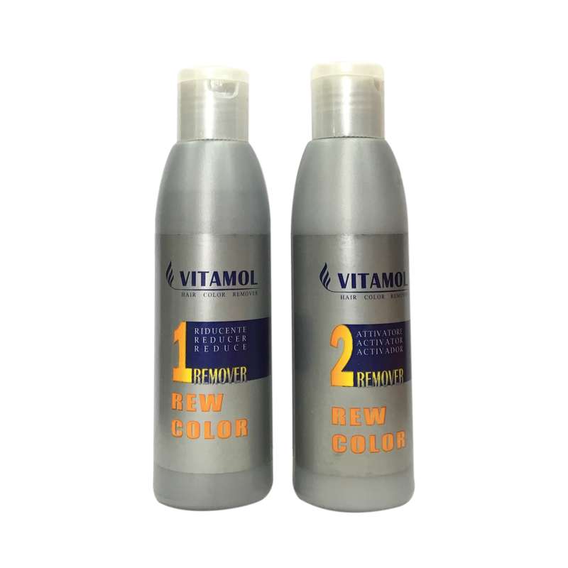 پک بی رنگ کننده و ماسک موی ویتامول مدل Rew Color پک بی رنگ کننده و ماسک موی ویتامول مدل Rew Color