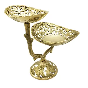 شیرینی خوری برنجی مدل درختی