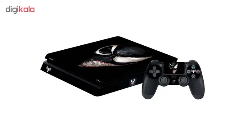 برچسب افقی پلی استیشن 4 اسلیم طرح VENOM