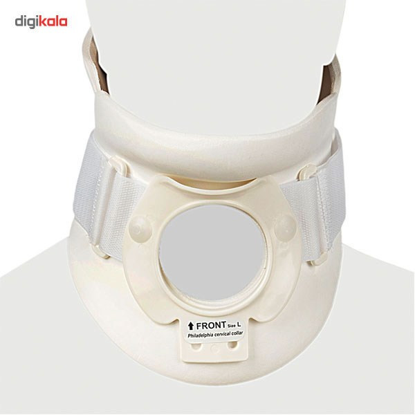 گردن بند طبی پاک سمن مدل Philadelphia With Trachea Opening سایز بسیار بزرگ