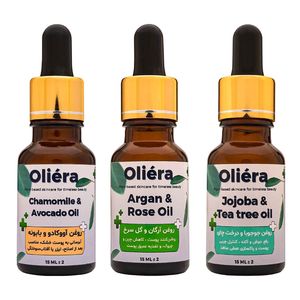 روغن مخصوص پوست صورت اُلیئرا مدل A حجم 45 میلی لیتر بسته 3 عددی