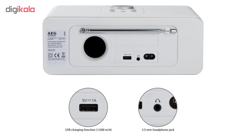 رادیو اینترنتی آ ا گ مدل IR 4468 BT رادیو اینترنتی آ ا گ مدل IR 4468 BT
