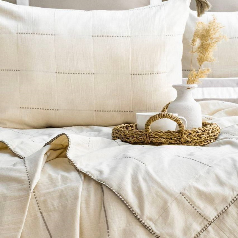 سرویس ملحفه دو نفره 7 تکه شاهسِر مدل Eva Bej C.K